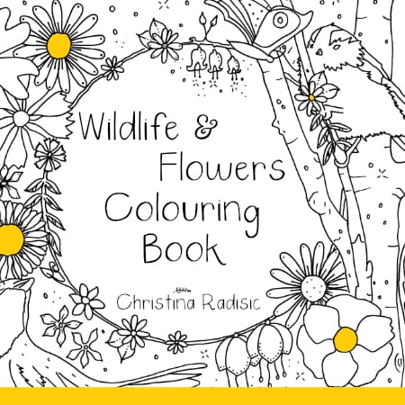 Wildlife and Flowers Colouring Book